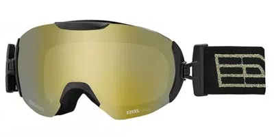 Salice 604 Darwf Nero/rw Oro Occhiali Da Sole Neri Per Uomo In Black