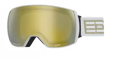 Salice 605 Darwf Bianco/rw Oro Occhiali Da Sole Bianchi Per Uomo In White