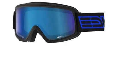 Salice 608 Daf Nero/rw Blu Occhiali Da Sole Neri Per Uomo In Black