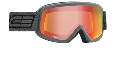 Salice 608 Darwf Antracite/rw Rosso Occhiali Da Sole Neri Per Uomo In Gray