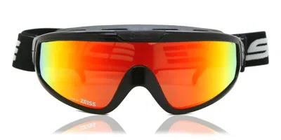 Salice 915 Rw Nero/rw Rosso Men's Sunglasses Black Size Standard