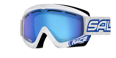 Salice 969 Darwfv Bianco/rw Blu Occhiali Da Sole Bianchi Per Uomo In White