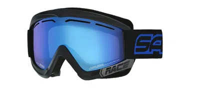 Salice 969 Darwfv Nero/rw Blu Occhiali Da Sole Neri Per Uomo In Black