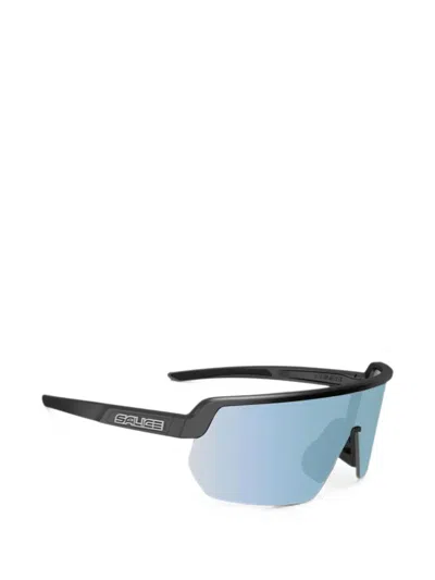 Salice Geometric-frame Sunglasses In Black