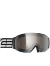 Salice Elasticated-strap Ski Goggles In Black