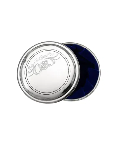 Salisbury Baby First Pewter Jewel Box In Silver