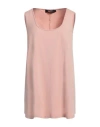 Sallie Sahne Woman Tank Top Antique Rose Size 16 Viscose, Elastane In Pink