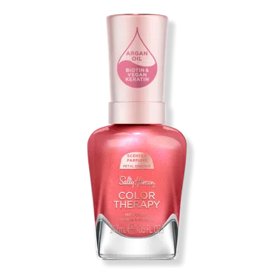 Sally Hansen Color Therapy Scented Nail Polish Collection - Morning Blossom In Red