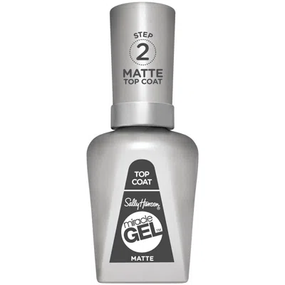 Sally Hansen Miracle Gel Nail Polish - Matte Top Coat In White