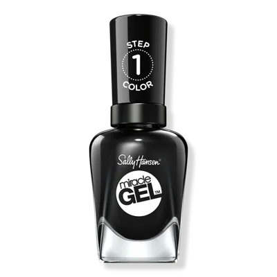 Sally Hansen Miracle Gel Nail Polish, Blacks, Whites, & Nudes - Onyx-pected