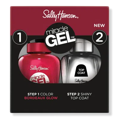 Sally Hansen Miracle Gel Nail Polish Duo Pack - Bordeaux Glow