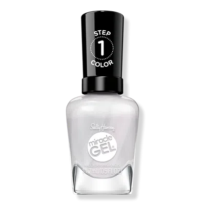 Sally Hansen Miracle Gel Supercharged Pinks Nail Polish Collection - Boss Babe In White