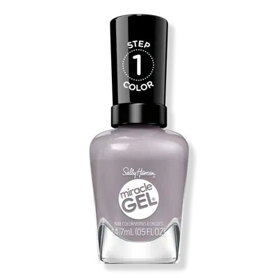 Sally Hansen Miracle Gel Supercharged Pinks Nail Polish Collection - Fog-et Me Not In Gray