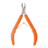 Sally Hansen Salon Effects Nip 'em Neat Cuticle Nippers With Comfort Grip - Orange In Orange