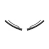 Sally Skoufis Men's Behave Ear Climber With Man Made Black Cz Diamond Stimulant In Sterling Silver & Premium Black In Black