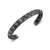 Sally Skoufis Men's Honeycomb Bangle With Premium Black Rhodium In Black