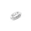 Sally Skoufis Men's Honeycomb Ring Grande With Sterling Silver In Silver