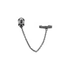 Sally Skoufis Men's Peace Chain Ear Cuff In Premium Black Rhodium In Black