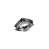 Sally Skoufis Men's Shadow Ring With Brushed Premium Black Rhodium In Black Rhodium In Black