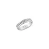 Sally Skoufis Men's Silver / White Galassia Ring With Man Made Cz Diamond Stimulant In Sterling Silver In Multi