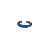 Sally Skoufis Women's Black / Blue Cosmic Alchemy Ear Cuff With Man Made Sapphires In Premium Black Rhodium In Multi
