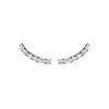 Sally Skoufis Women's Black / White Hybrid Climber With Man Made Cz Diamond Stimulant In Sterling Silver & Premium In Multi