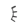 Sally Skoufis Women's Edge Ear Cuff With Man Made Black Cz Diamond Stimulant In Sterling Silver & Premium Black Rh In Black