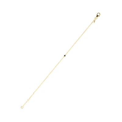Sally Skoufis Women's Gold / Black Black Diamond Bracelet With Natural Black Diamond In Gold In Gold/black