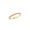 Sally Skoufis Women's Highbeam Ring With Man Made Cz Diamond Stimulant In Sterling Silver & 18k Gold Vermeil In Gold