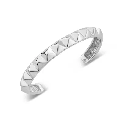 Sally Skoufis Women's Honeycomb Bangle In Sterling Silver