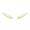 Sally Skoufis Women's Honeycomb Ear Climber In 18k Gold Vermeil In Gold