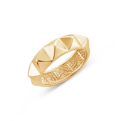 Sally Skoufis Women's Honeycomb Ring Grande In Gold