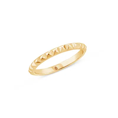 Sally Skoufis Women's Honeycomb Ring Petite In Gold
