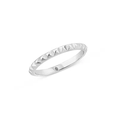 Sally Skoufis Women's Honeycomb Ring Petite In Sterling Silver