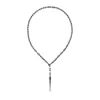 Sally Skoufis Women's Luna Alchemy Necklace With Natural Black Pearl In Black Rhodium In Black