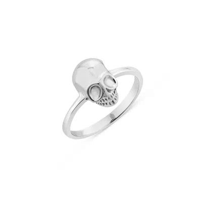 Sally Skoufis Women's Peace Ring In Sterling Silver In Metallic
