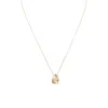 Sally Skoufis Women's Pure Droplet Necklace With Gold Rutile In 18k Gold Vermeil In Gold