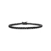 Sally Skoufis Women's Renaissance Bracelet With Man Made Cz Diamond Stimulant In Sterling Silver & Premium Black R In Black