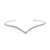 Sally Skoufis Women's Silver / White / Black Soul Headpiece With Man Made Cz Diamond Stimulant In Platinum In Multi