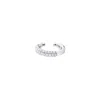 Sally Skoufis Women's Silver / White Cosmic Alchemy Ear Cuff With Man Made Cz Diamond Stimulant In Sterling Silver In Multi