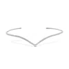 Sally Skoufis Women's Silver / White Soul Headpiece With Man Made Cz Diamond Stimulant In Sterling Silver In Multi