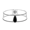Sally Skoufis Women's White / Black / Silver Awaken Choker With Natural Black Diamond & Man Made White And Black C In Multi