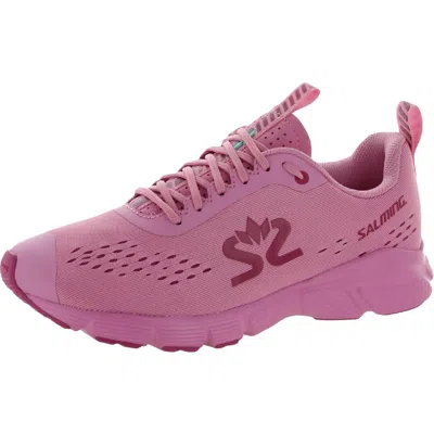 Salming Enroute 3 Womens Fitness Lace Up Athletic And Training Shoes In Pink