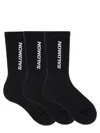 Salomon 3-pack Socks Everyday Crew In Black