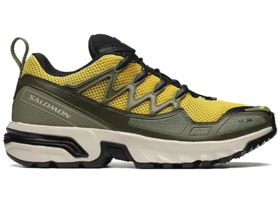 Pre-owned Salomon Acs + Og Sneakers In Buttercup/olive Night/black