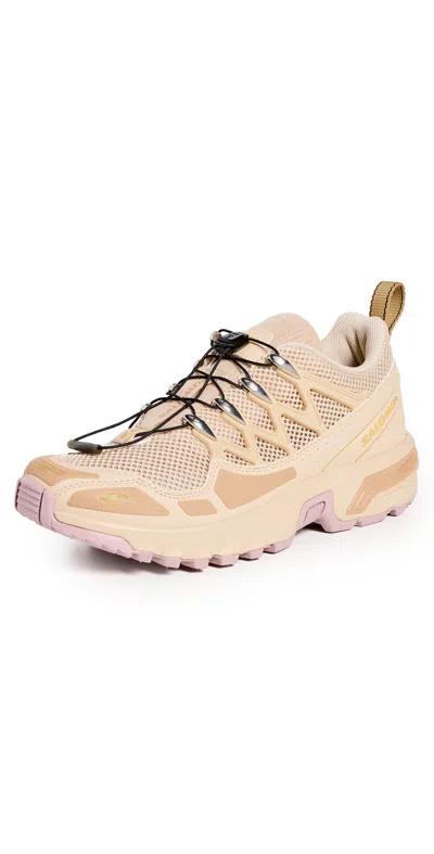 Salomon Acs + Og Sneakers Wheat/antelope/cress Green In Safari/kelp/bleached Sand