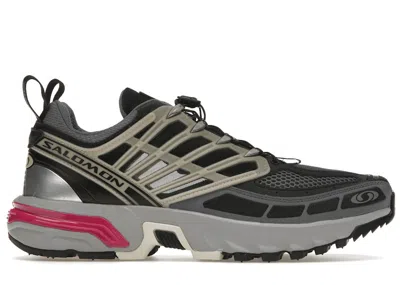 Pre-owned Salomon Acs Pro Advanced Feather Grey Purple Sneakers In Black/alloy/feather Gray In Multi