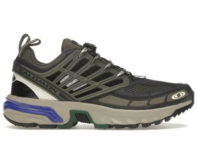 Pre-owned Salomon Acs Pro Advanced Purple Sneakers In Night Sky Blue/major Brown/turtledove In Multi