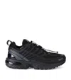 Salomon Acs Pro Mesh And Rubber Running Sneakers In Black