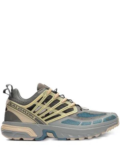 SALOMON ACS PRO "PEWTER AEGEAN BLUE" SNEAKERS